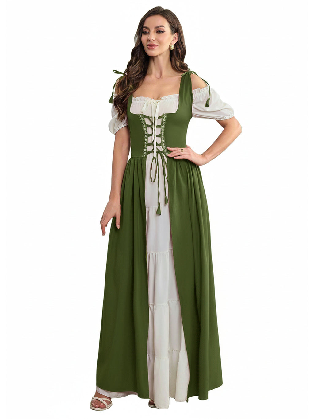 Renaissance Dress Women Medieval Dress Ren Faire Costume Irish Dress Halloween Costume