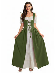 Renaissance Dress Women Medieval Dress Ren Faire Costume Irish Dress Halloween Costume