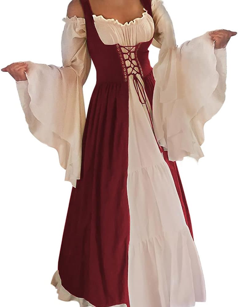 Renaissance Dress Women Medieval Dress Ren Faire Costume Irish Dress Halloween Costume