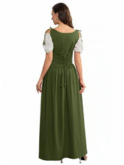 Renaissance Dress Women Medieval Dress Ren Faire Costume Irish Dress Halloween Costume