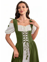 Renaissance Dress Women Medieval Dress Ren Faire Costume Irish Dress Halloween Costume
