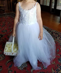 AbaoWedding Flower Girls Lace Tulle Ball Gowns First Communion Dresses