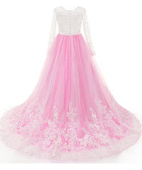 AbaoWedding Fabulous Long Pageant Dresses for Girls Prom Ball Gowns - AbaoWedding