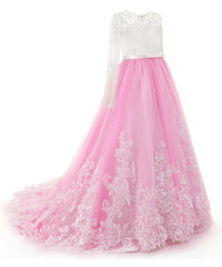 AbaoWedding Fabulous Long Pageant Dresses for Girls Prom Ball Gowns - AbaoWedding